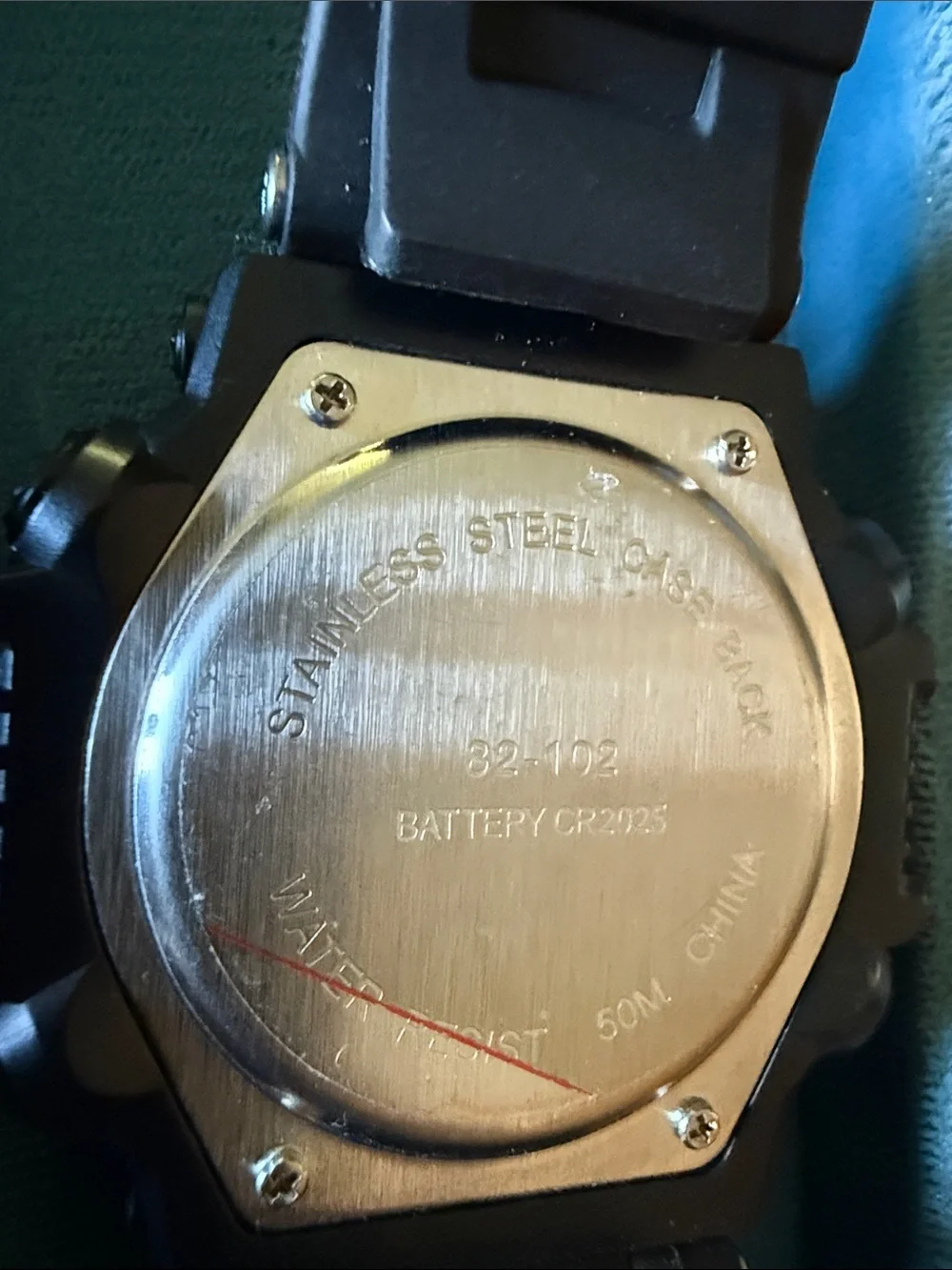 Solar Lithium Digital Sport Watch - Black